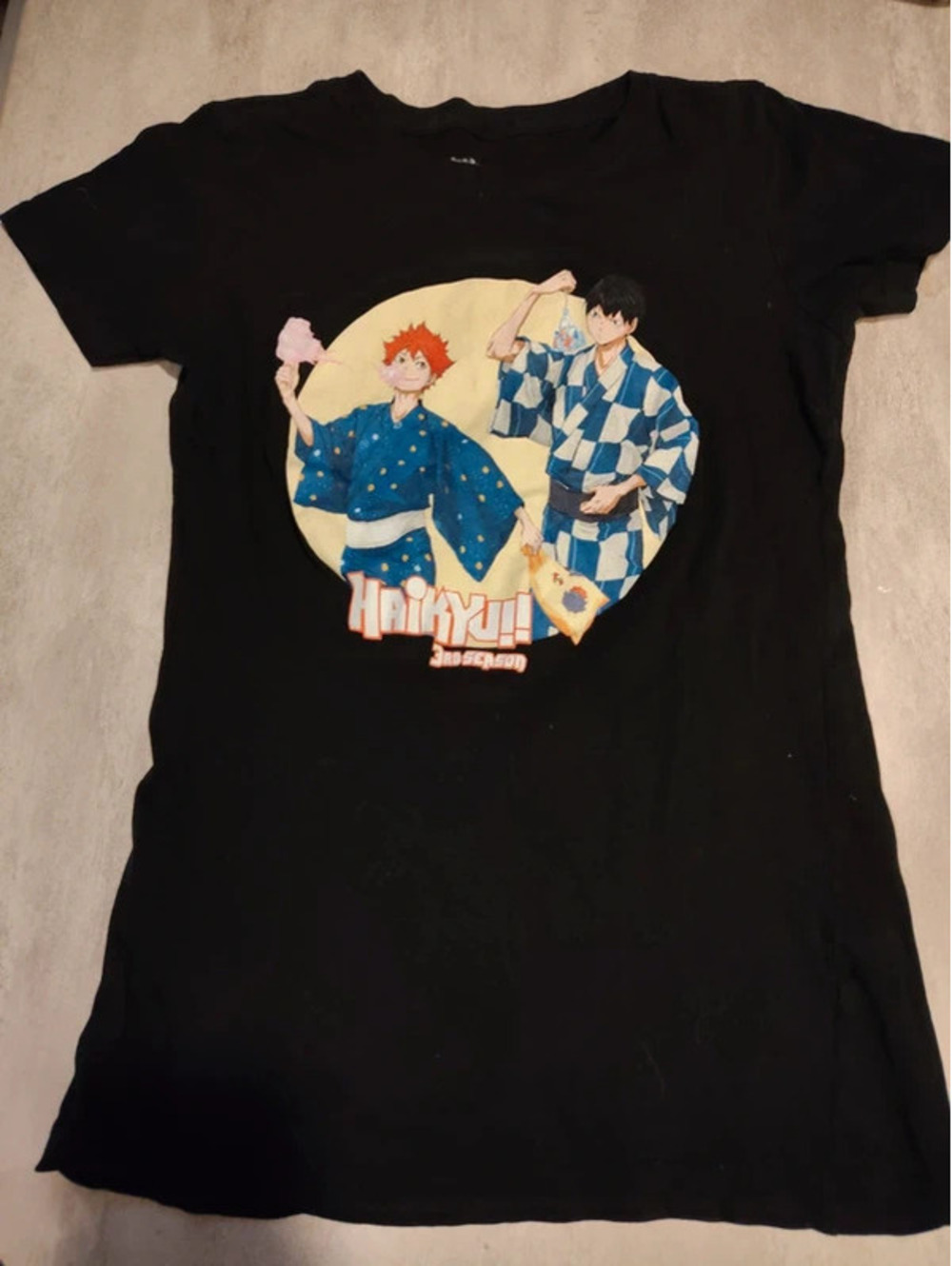 Haikyu Anime Black Junior fit Tee XS